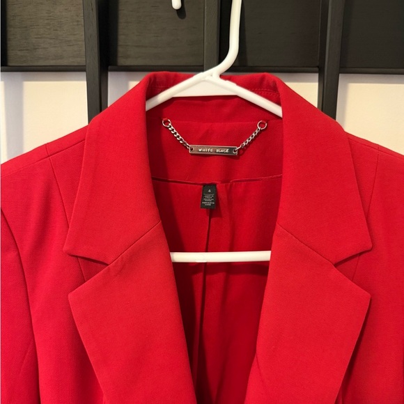 WHBM Red Blazer - Picture 2 of 3
